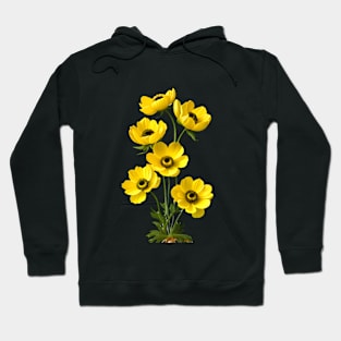 yellow new flower Hoodie